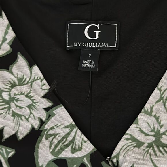 NWT G by Giuliana Aria Mesh Knit Tulip-Hem Wrap Modi Dress - Size Small - Picture 8 of 11